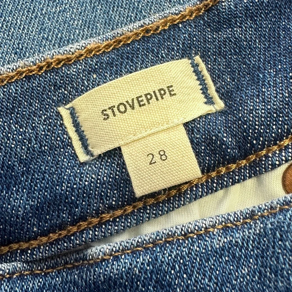 Madewell Stovepipe Jeans Womens Size 28 High Rise Dark Wash‎ Slim Straight Pants
